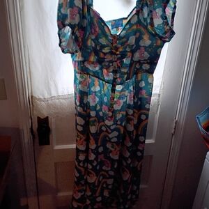 Colorful  Care Bear 40th Celebration Women's Dress